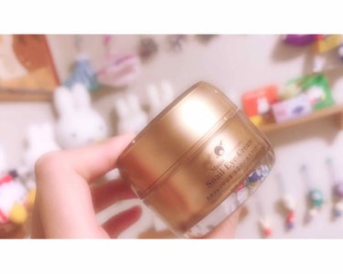 skin holic モイストモイスチャーアイクリームのクチコミ「❁⃘*.ﾟアイクリーム気に入った！🐌❁⃘*.ﾟ

新大久保に友人と遊びに行き…
韓国コスメやら.....」（1枚目）