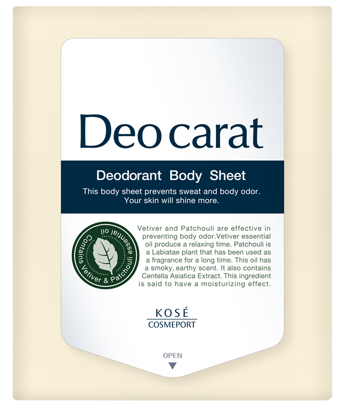デオカラット 薬用デオドラント ボディシート デオカラット