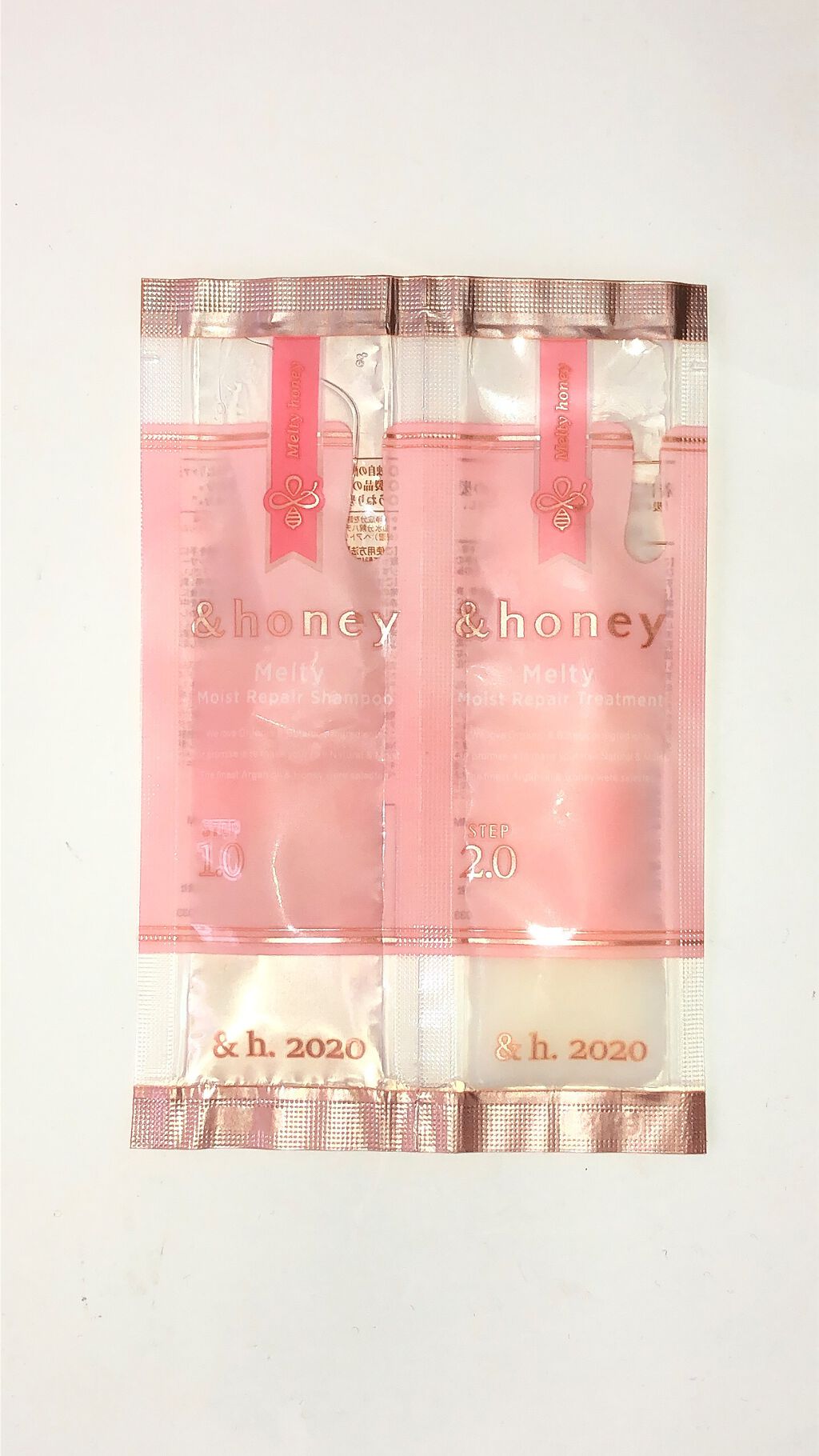 &honey Melty モイストリペア シャンプー1.0／モイストリペア ヘアトリートメント2.0/&honey/市販シャンプーを使ったクチコミ（2枚目）