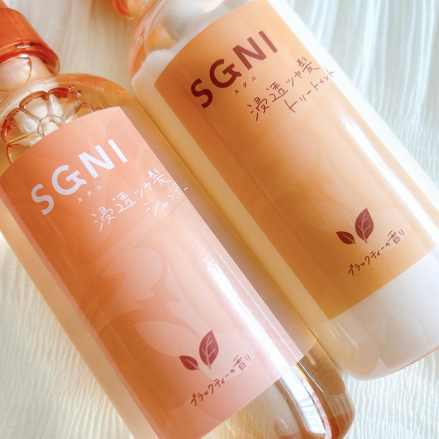 スグニ 浸透ツヤ髪 シャンプー/トリートメント トリートメント本体（400ml）/SGNI/市販シャンプーを使ったクチコミ（2枚目）