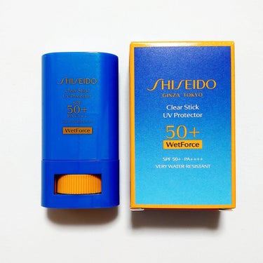 SHISEIDO クリアスティック UVプロテクターのクチコミ「#SHISEIDO　#資生堂　#日焼け止め　#UV

サンケア クリアスティック UVプロテク.....」（1枚目）