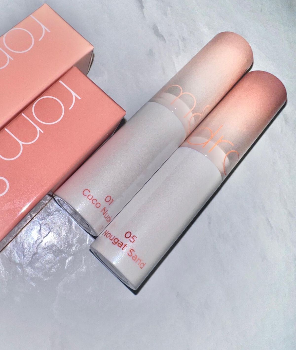 グラスティングメルティングバーム/rom&nd/リップバームを使ったクチコミ(2枚目)