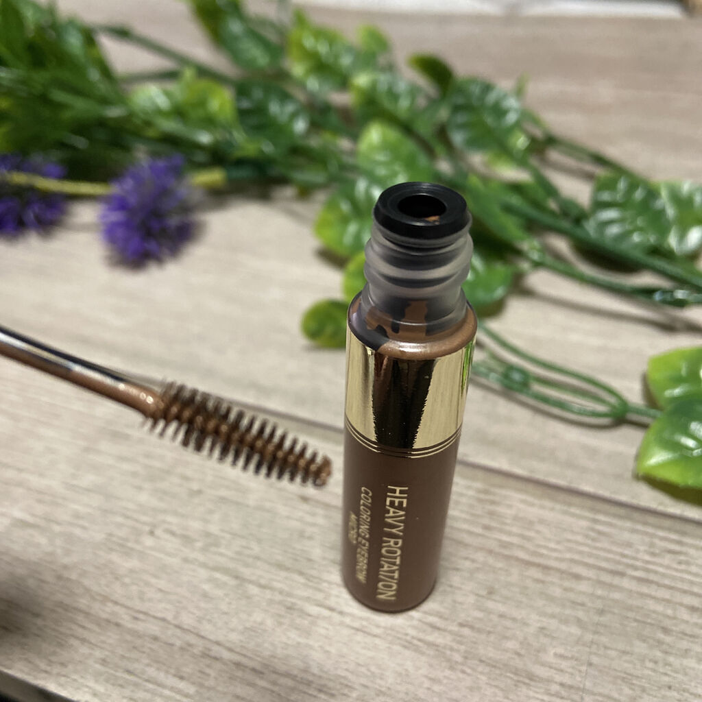 カラーリングアイブロウ マイクロ/ヘビーローテーション/眉マスカラを使ったクチコミ（2枚目）