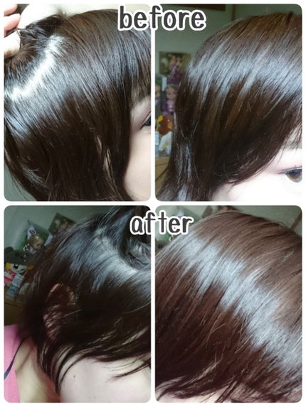 ボタニカル カラートリートメント/Nature & Co/ヘアカラーを使ったクチコミ(3枚目)