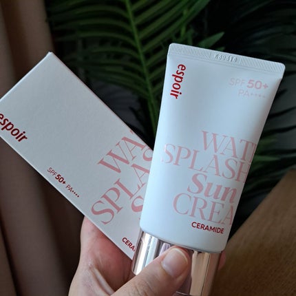 ウォータースプラッシュサンクリーム セラミド/espoir/日焼け止めクリームを使ったクチコミ(1枚目)