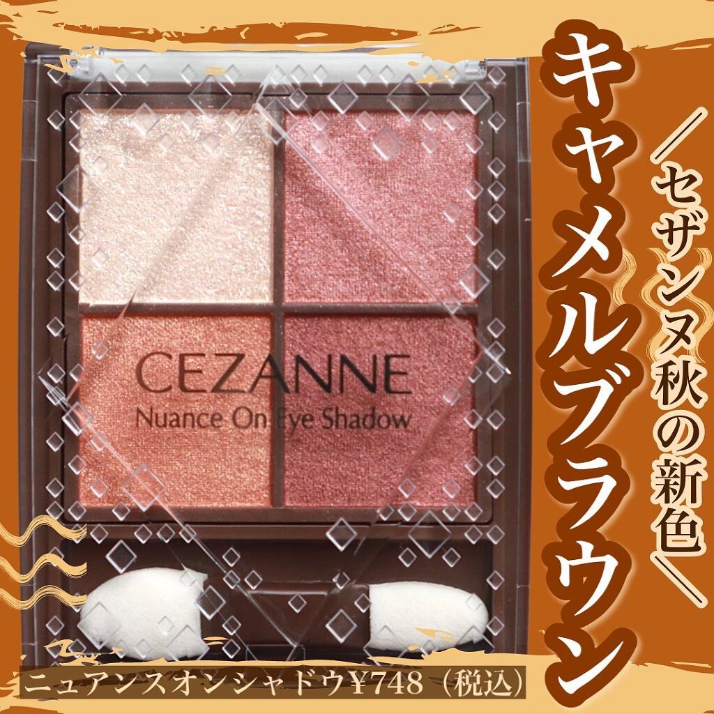 ニュアンスオンアイシャドウ/CEZANNE/アイシャドウパレットを使ったクチコミ(1枚目)