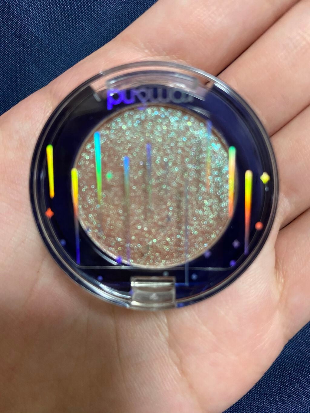 グリッター シャドウ カラー/rom&nd/グリッターを使ったクチコミ(1枚目)