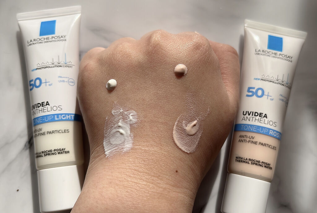 UVイデア XL プロテクショントーンアップ ローズ/ラ ロッシュ ポゼ/日焼け止めクリームを使ったクチコミ（2枚目）