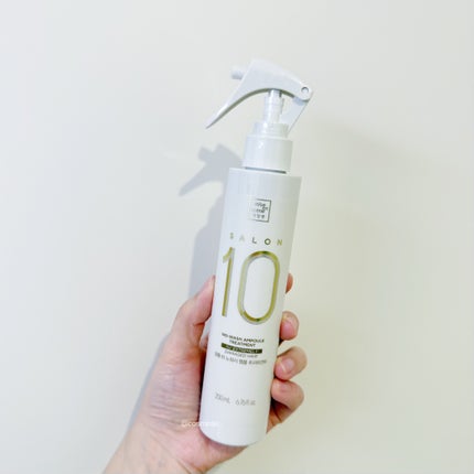 サロン10 洗いながさないトリートメント アンプルヘアミスト 超ダメージヘア用 /miseenscene/ヘアミストを使ったクチコミ(2枚目)