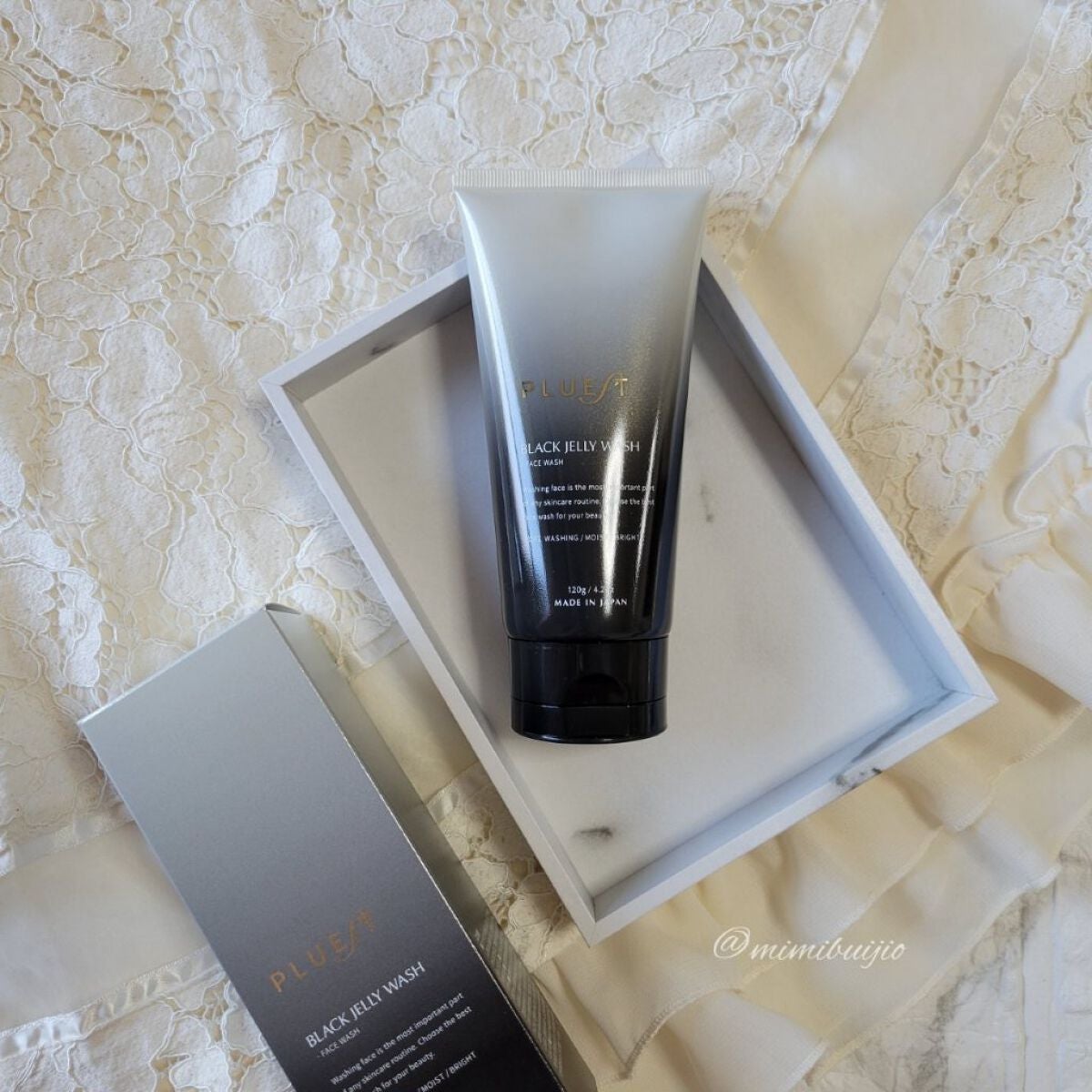 BLACK JELLY WASH(ブラックジェリーウォッシュ)/PLUEST/その他洗顔料を使ったクチコミ(1枚目)