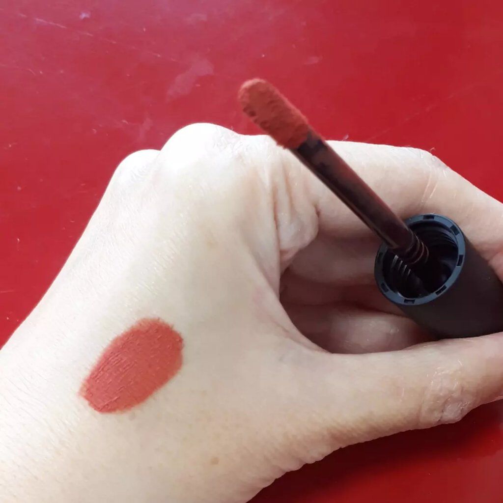  ムースティントリップ 02 オランジェットムース/リトルレディ リュクス/リップティントを使ったクチコミ（2枚目）