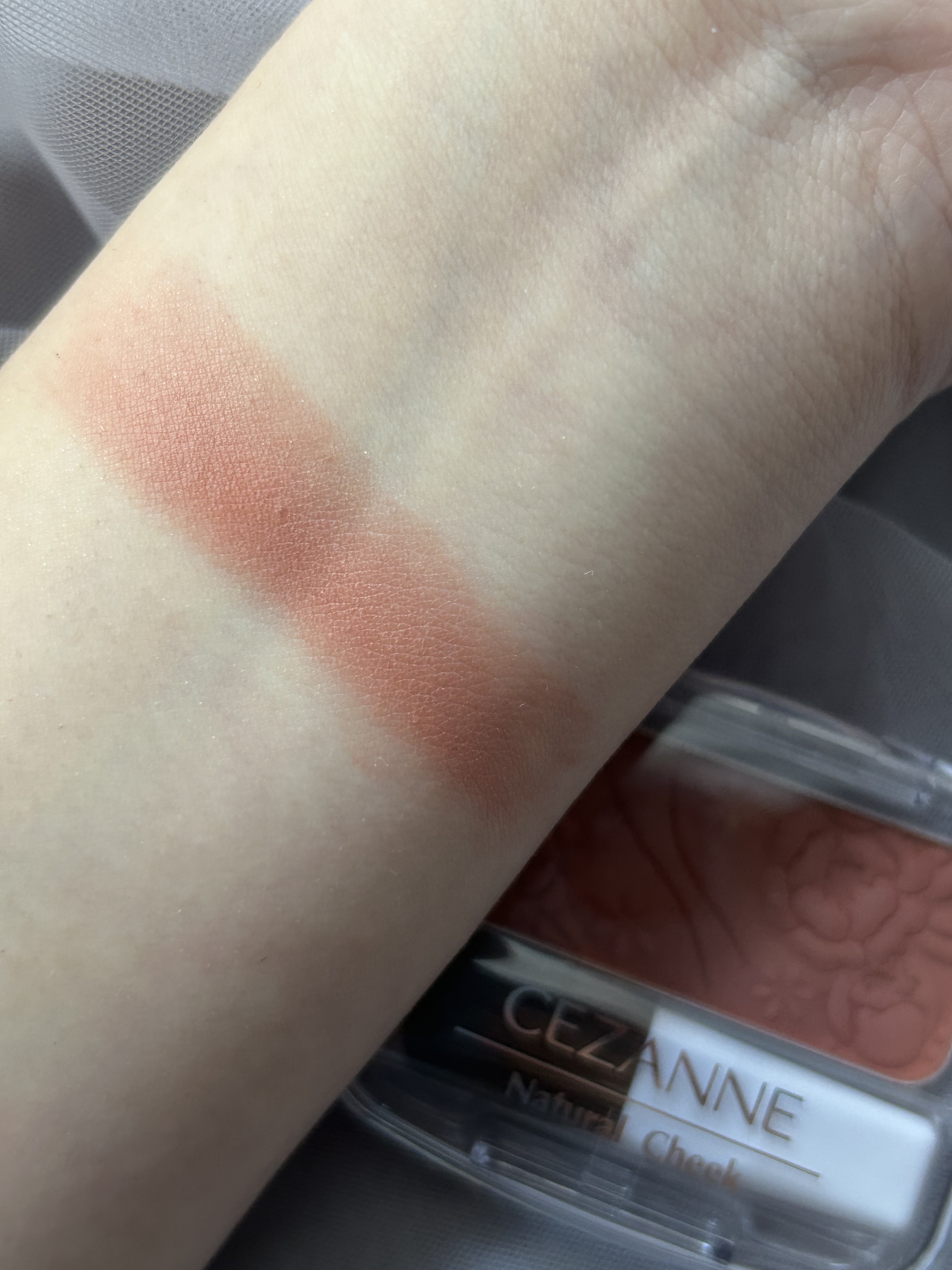 ナチュラル チークN/CEZANNE/パウダーチークを使ったクチコミ（2枚目）