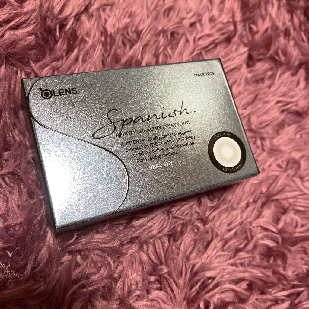 Spanish (スパニッシュ) スカイ/OLENS/カラーコンタクトレンズを使ったクチコミ（3枚目）