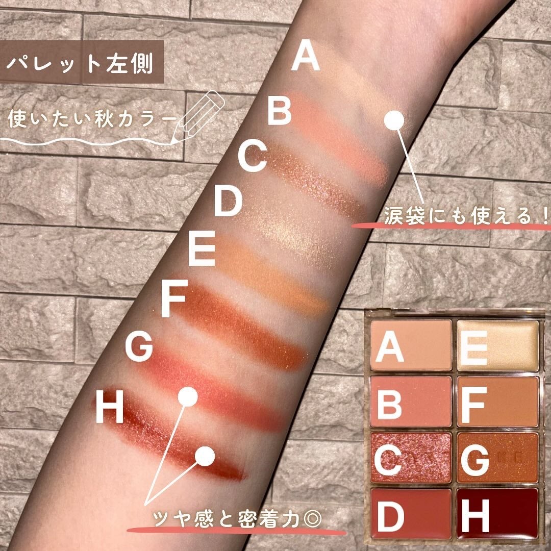 ソフトブラーリングアイパレット/wakemake/アイシャドウパレットを使ったクチコミ(5枚目)