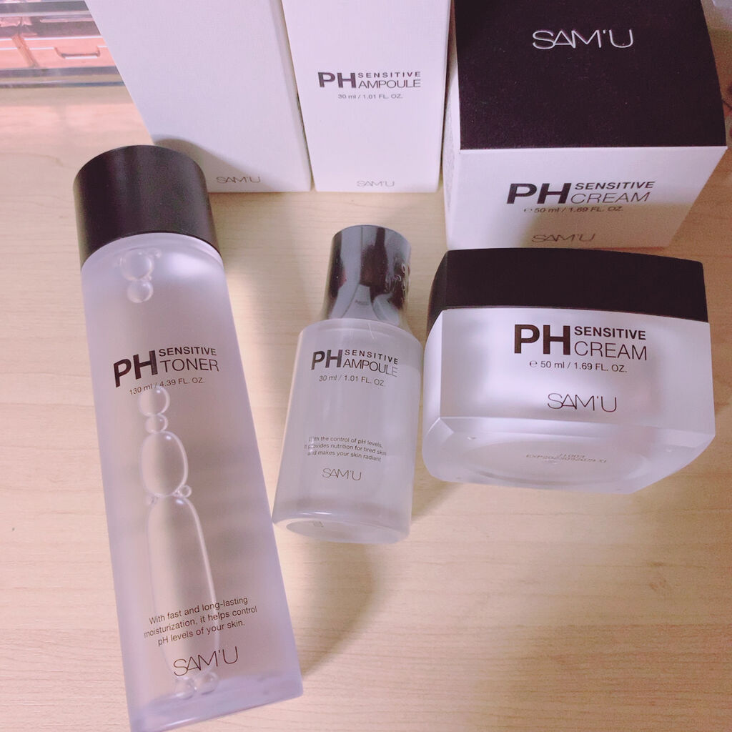 PHセンシティブアンプル/SAM'U/美容液を使ったクチコミ（1枚目）