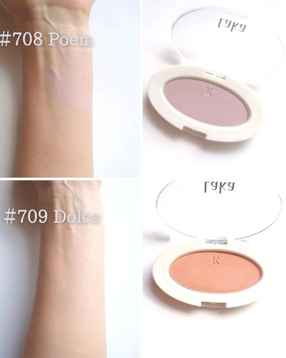 ラブシルクブラッシュ/Laka/パウダーチークを使ったクチコミ(3枚目)