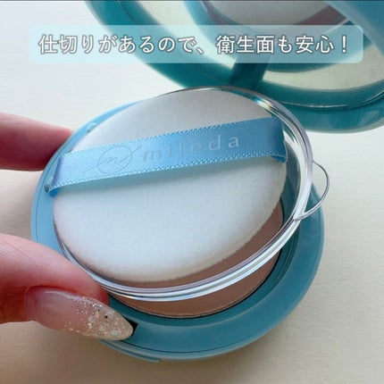 スムースフィットファンデーション/mileda/パウダーファンデーションを使ったクチコミ(6枚目)