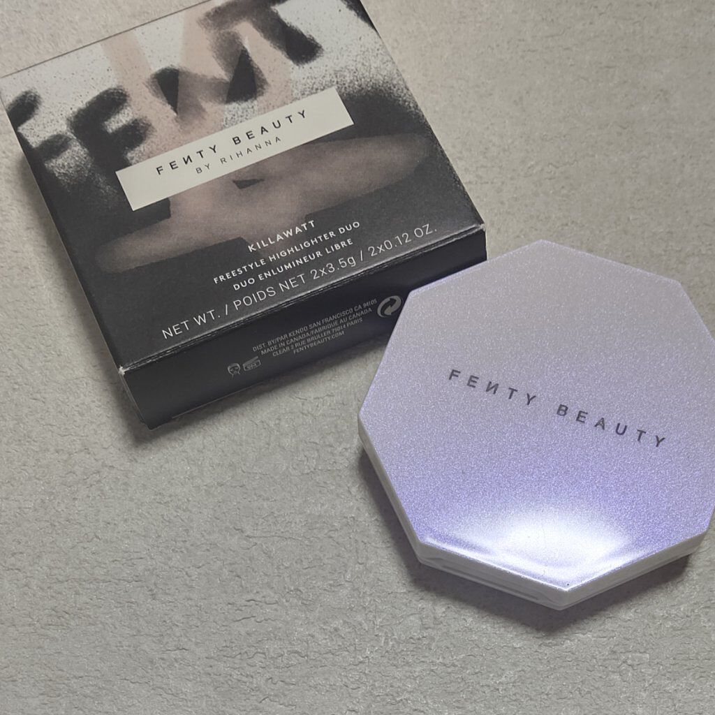 KILLAWATT FREESTYLE HIGHLIGHTER DUO/FENTY BEAUTY BY RIHANNA/パウダーハイライトを使ったクチコミ（1枚目）