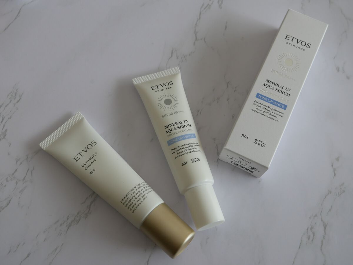 ミネラルUVアクアセラム/エトヴォス/美容液を使ったクチコミ(3枚目)