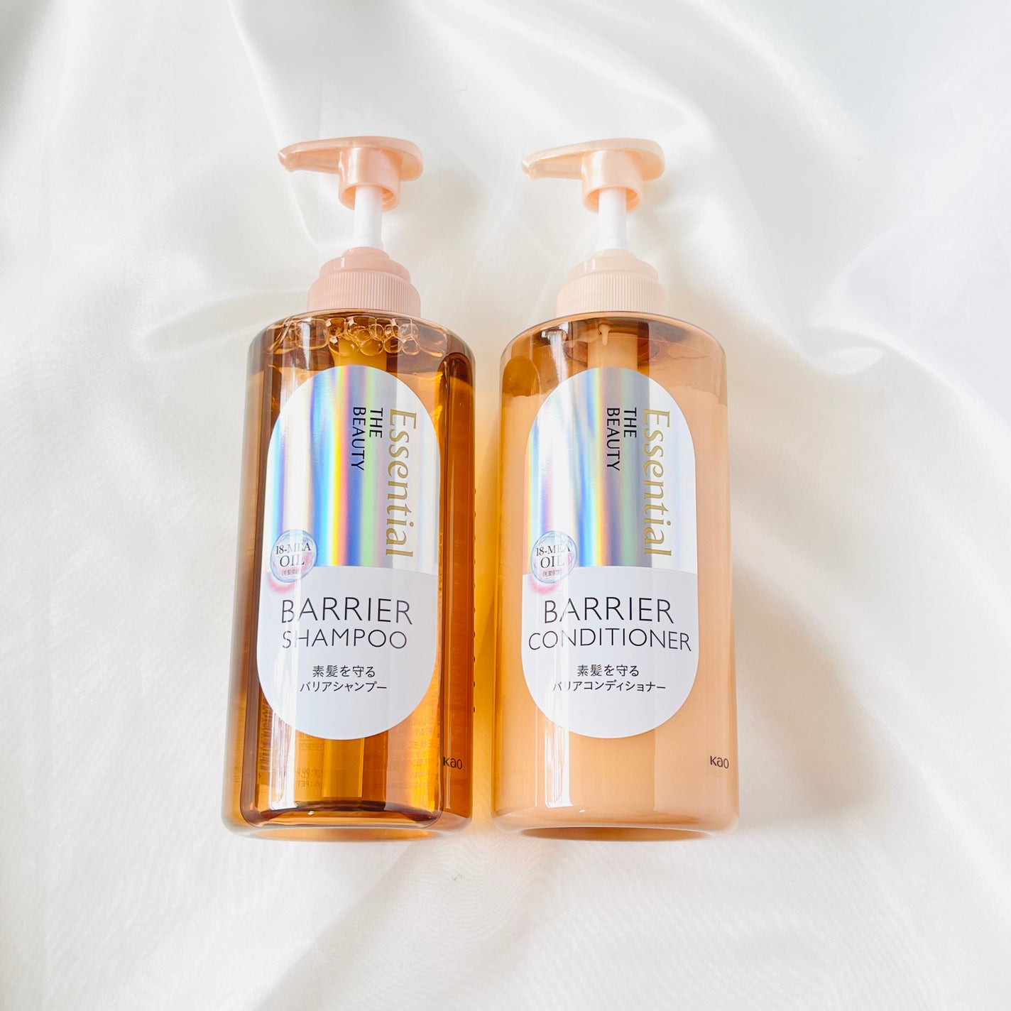 ザビューティ 髪のキメ美容素髪を守る バリアシャンプー/コンディショナー/エッセンシャル/シャンプー・コンディショナーを使ったクチコミ(1枚目)