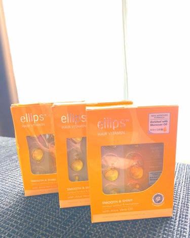 ヘアーオイル【スムース＆シャイニー】/ellips/ヘアオイルを使ったクチコミ（1枚目）