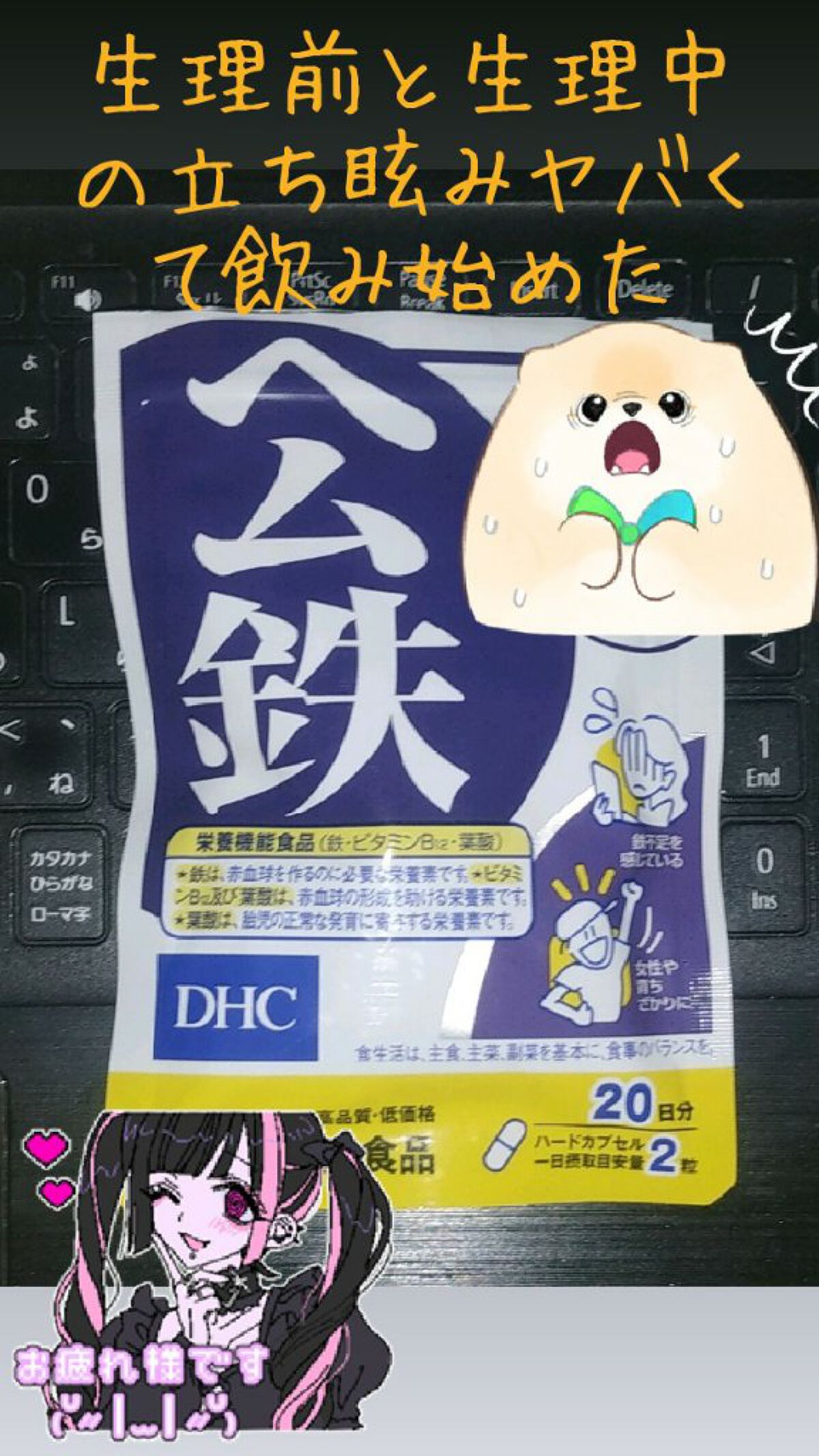 DHC ヘム鉄/DHC/健康サプリメントを使ったクチコミ(1枚目)