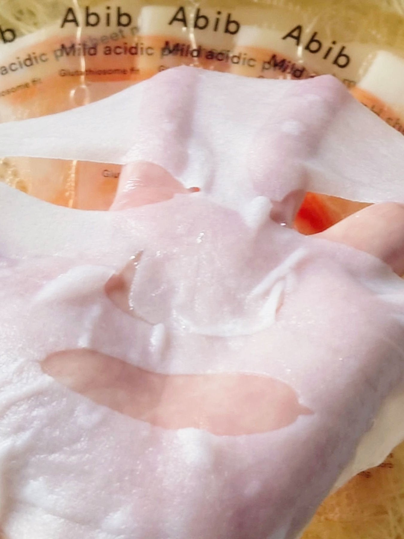 アビブ 弱酸性pHシートマスク グルタチオンソームフィット/Abib /シートマスク・パックを使ったクチコミ(4枚目)