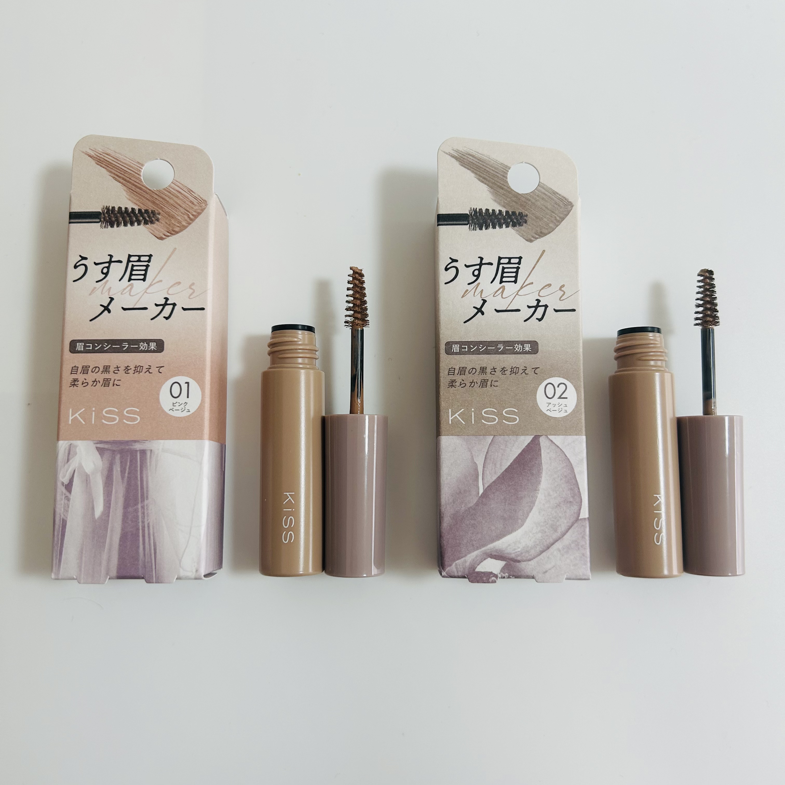 キス うす眉メーカー/KiSS/眉マスカラを使ったクチコミ（2枚目）
