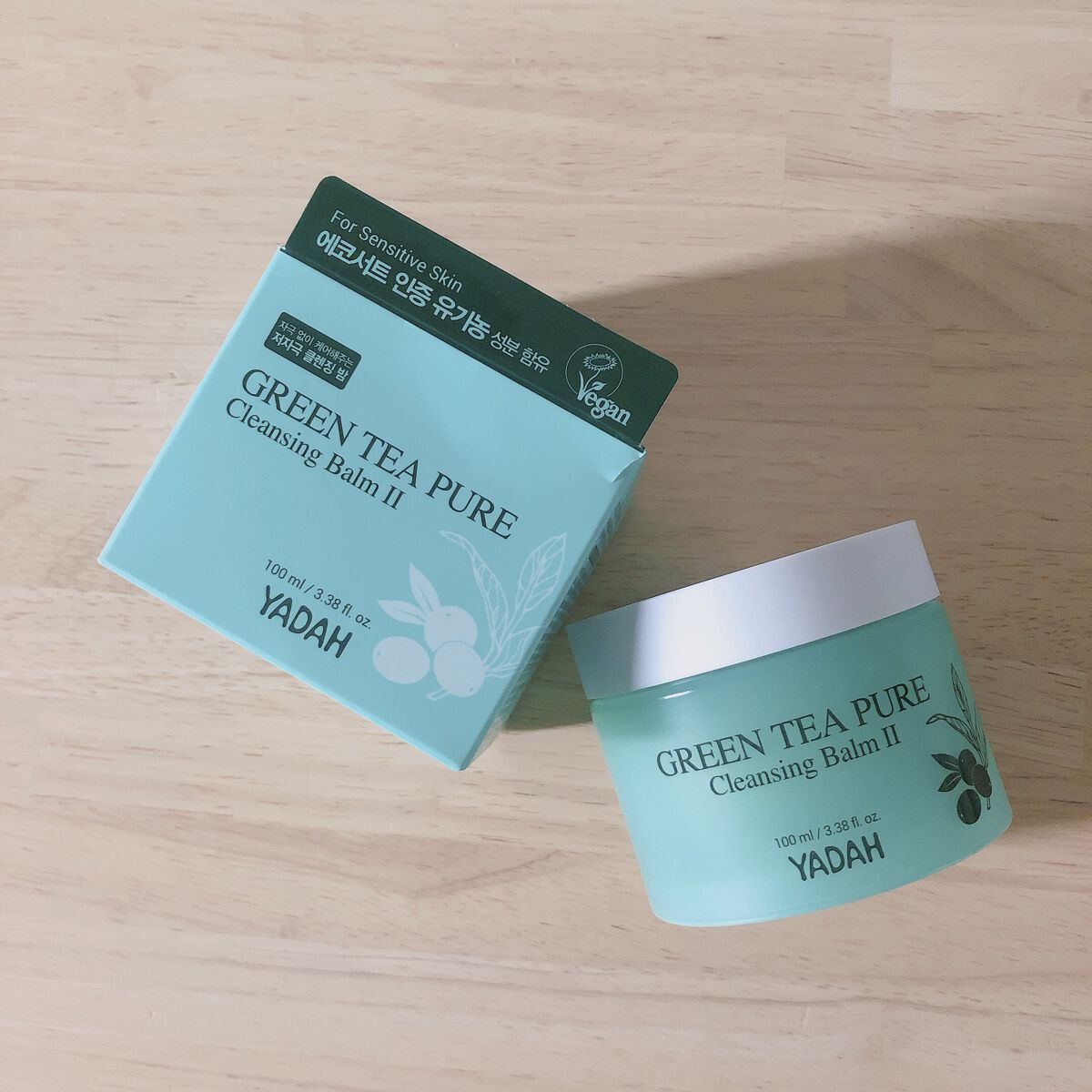 グリーンティーピュアクレンジングバームⅡ/YADAH/クレンジングバームを使ったクチコミ（1枚目）