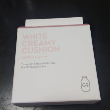 WHITE CREAMY CUSHION(ウユファンデ)/G9SKIN/化粧下地を使ったクチコミ（2枚目）