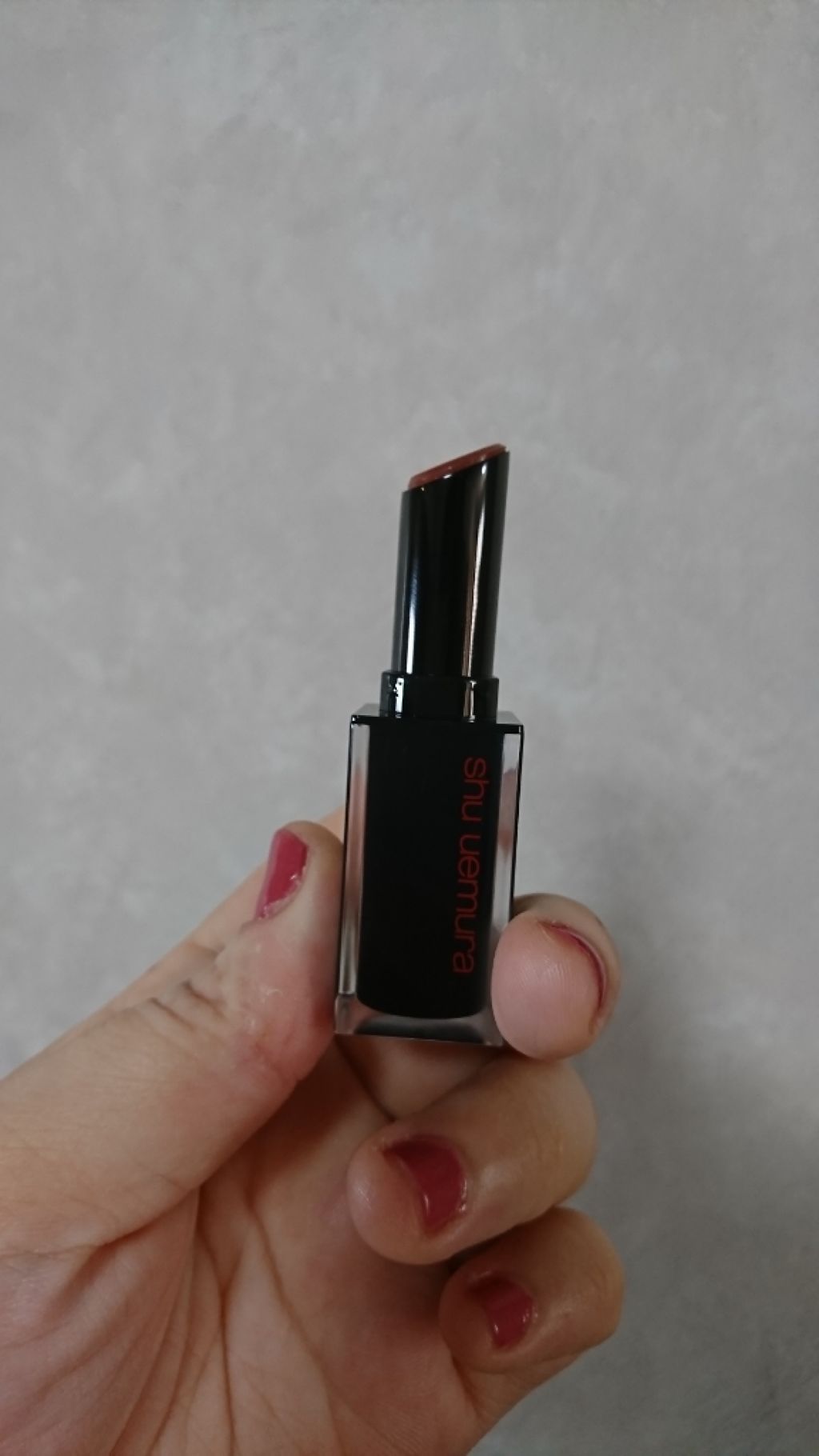 ルージュ アンリミテッド アンプリファイド/shu uemura/口紅を使ったクチコミ（1枚目）