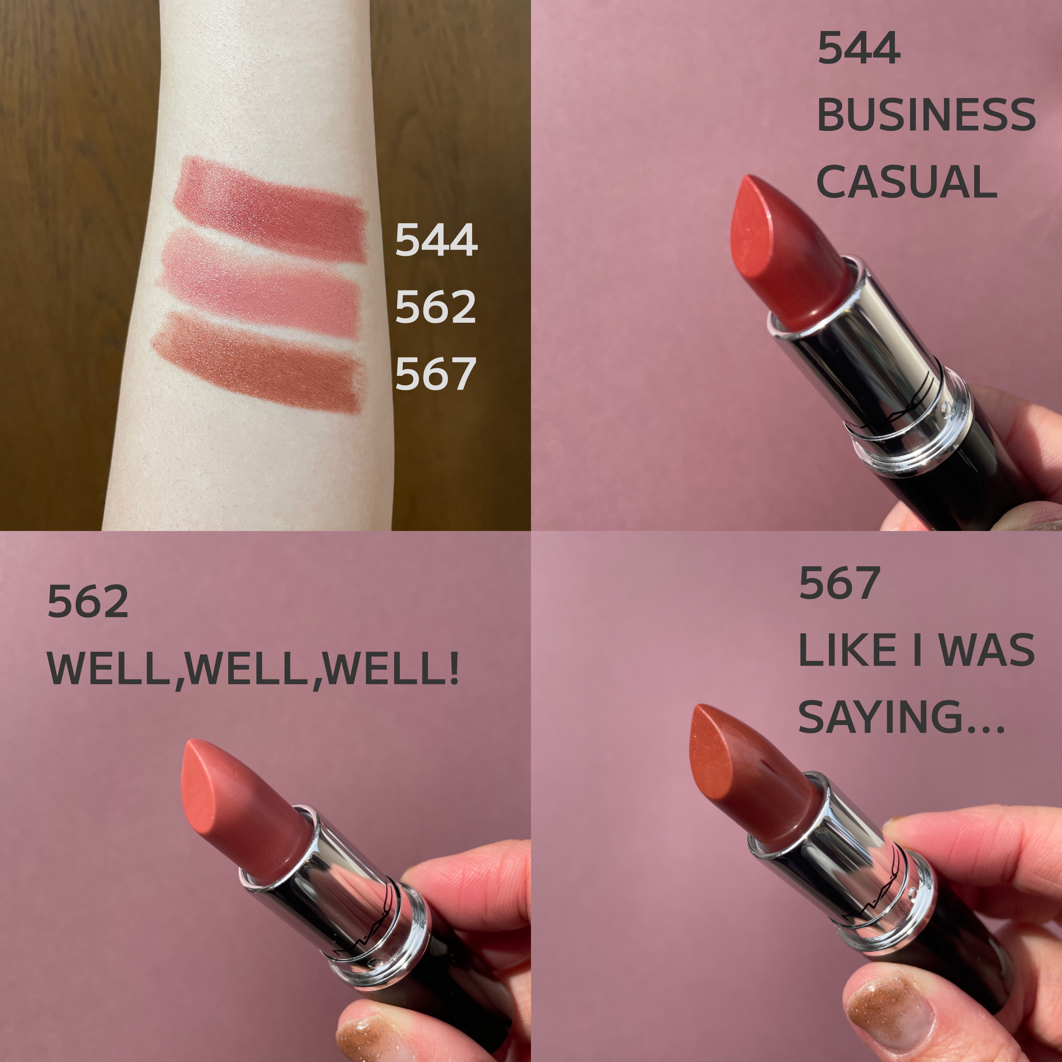 ラスターガラス リップスティック/M・A・C/口紅を使ったクチコミ（2枚目）