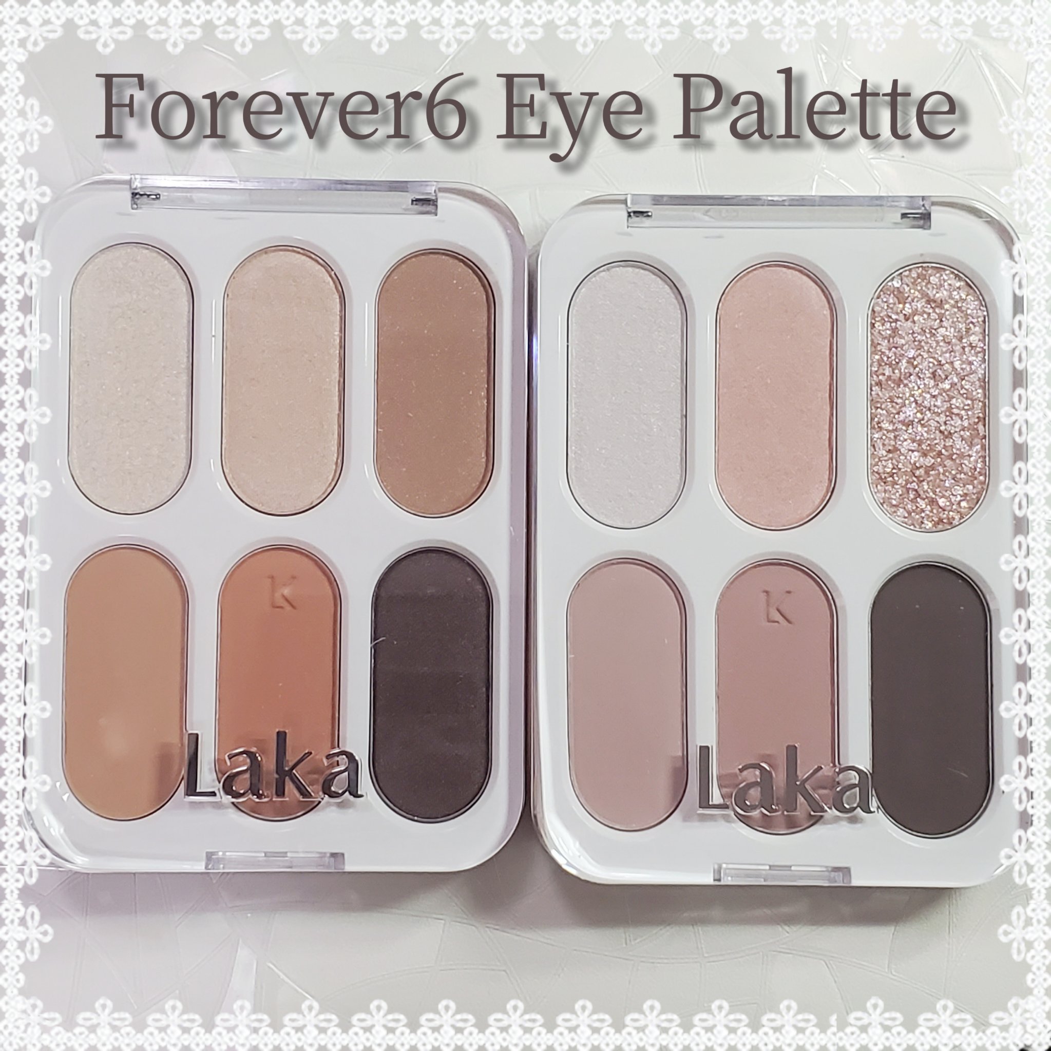 フォーエバー6アイパレット/Laka/アイシャドウパレットを使ったクチコミ（1枚目）