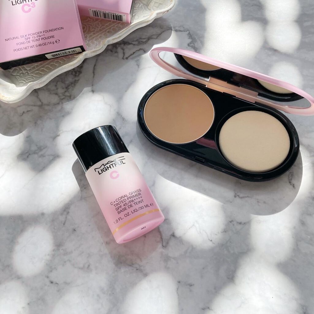 ライトフル Ｃ＋ティンティッド プライマーSPF45(PA++++)/M・A・C/化粧下地を使ったクチコミ（2枚目）