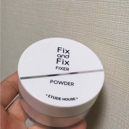 フィックス&フィックス パウダーフィクサー/ETUDE/ルースパウダーを使ったクチコミ(1枚目)