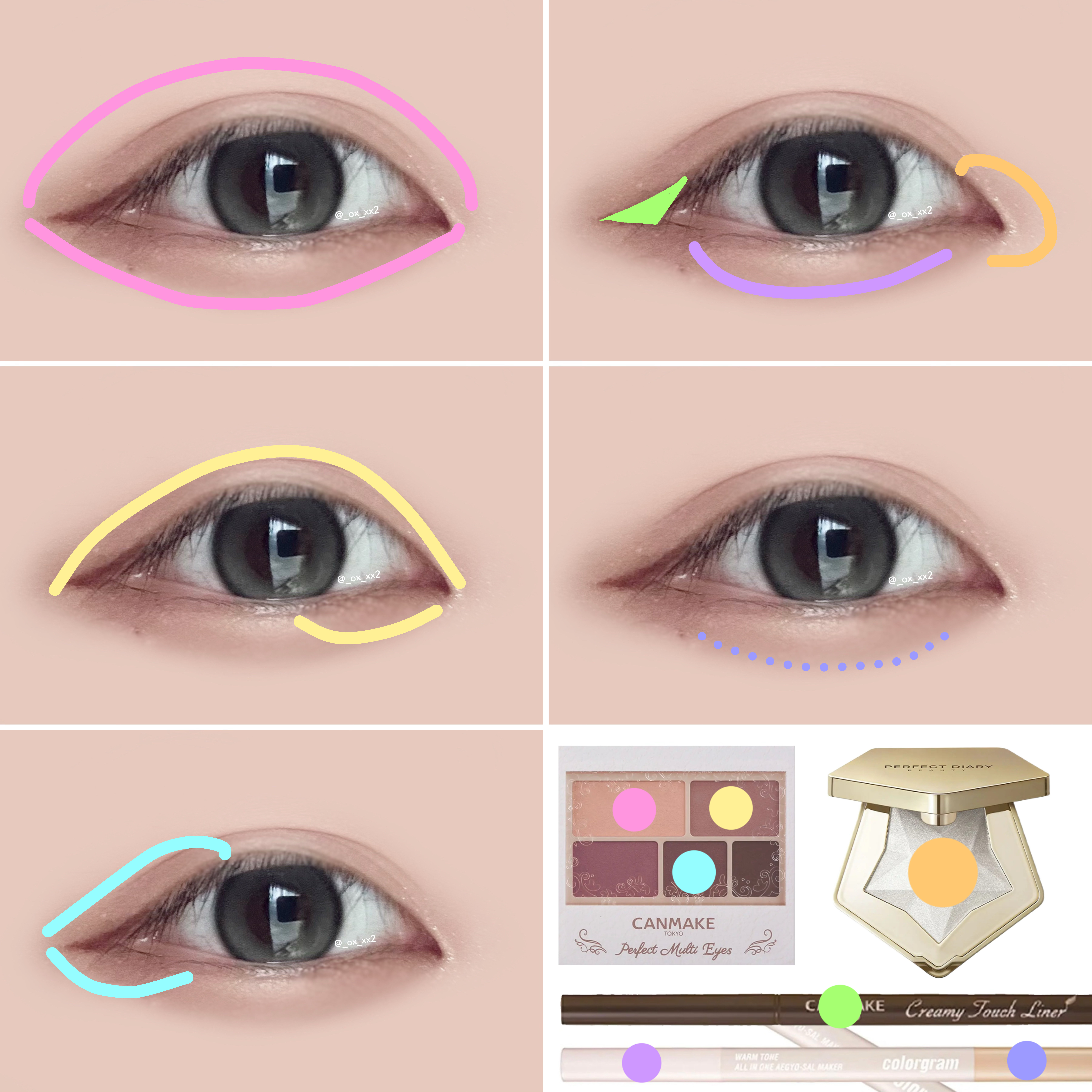 パーフェクトマルチアイズ/キャンメイク/アイシャドウパレットを使ったクチコミ（2枚目）