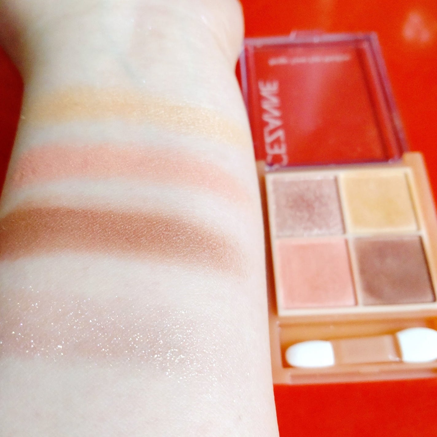 ベージュトーンアイシャドウ/CEZANNE/アイシャドウパレットを使ったクチコミ(8枚目)