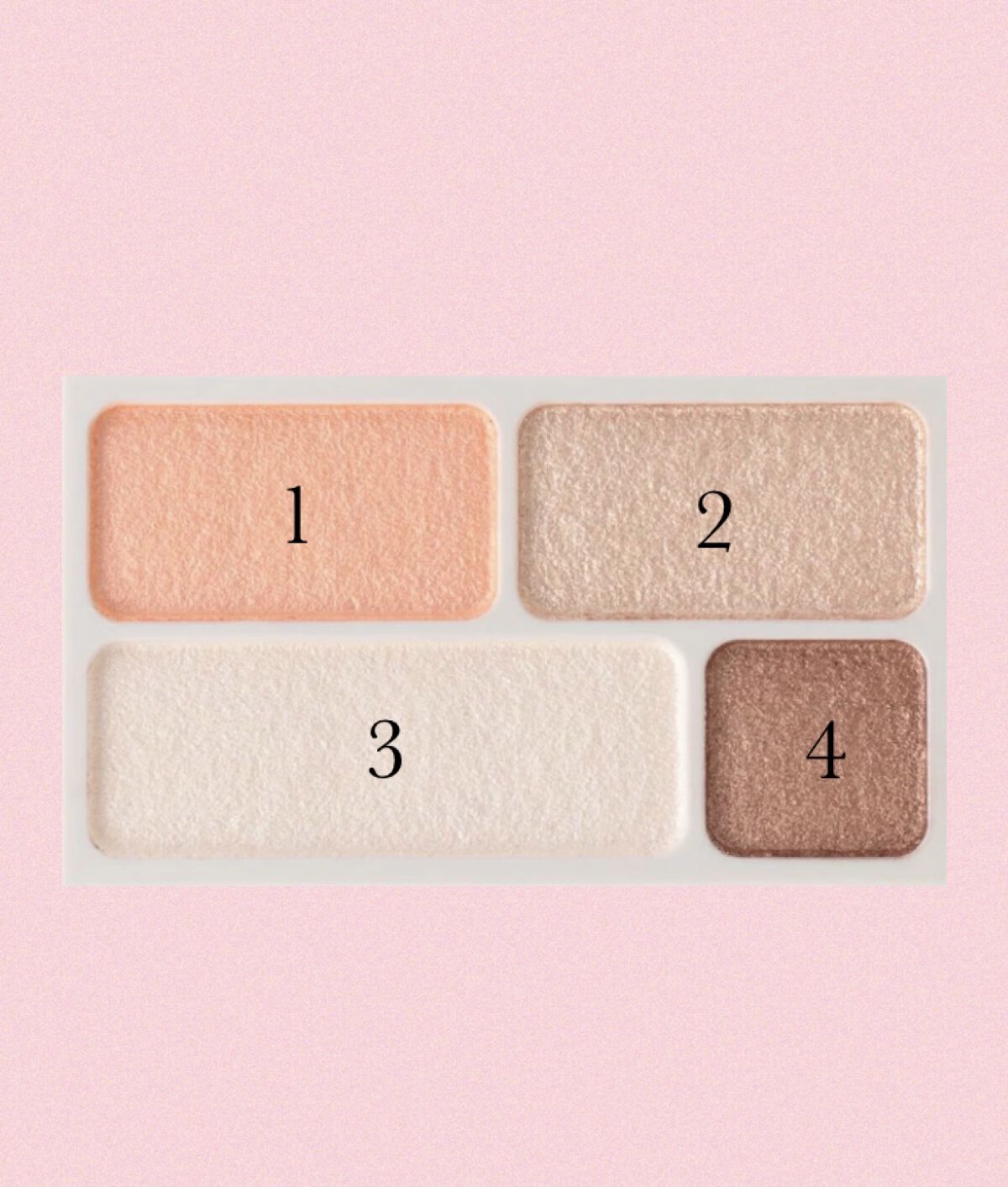 アイカラー4色タイプ/無印良品/アイシャドウパレットを使ったクチコミ（2枚目）