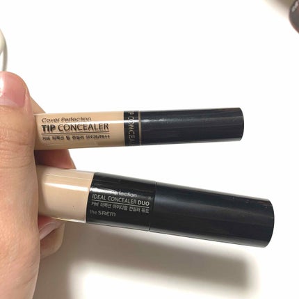 カバーパーフェクション アイディールコンシーラー デュオ/the SAEM/スティックコンシーラーを使ったクチコミ(1枚目)