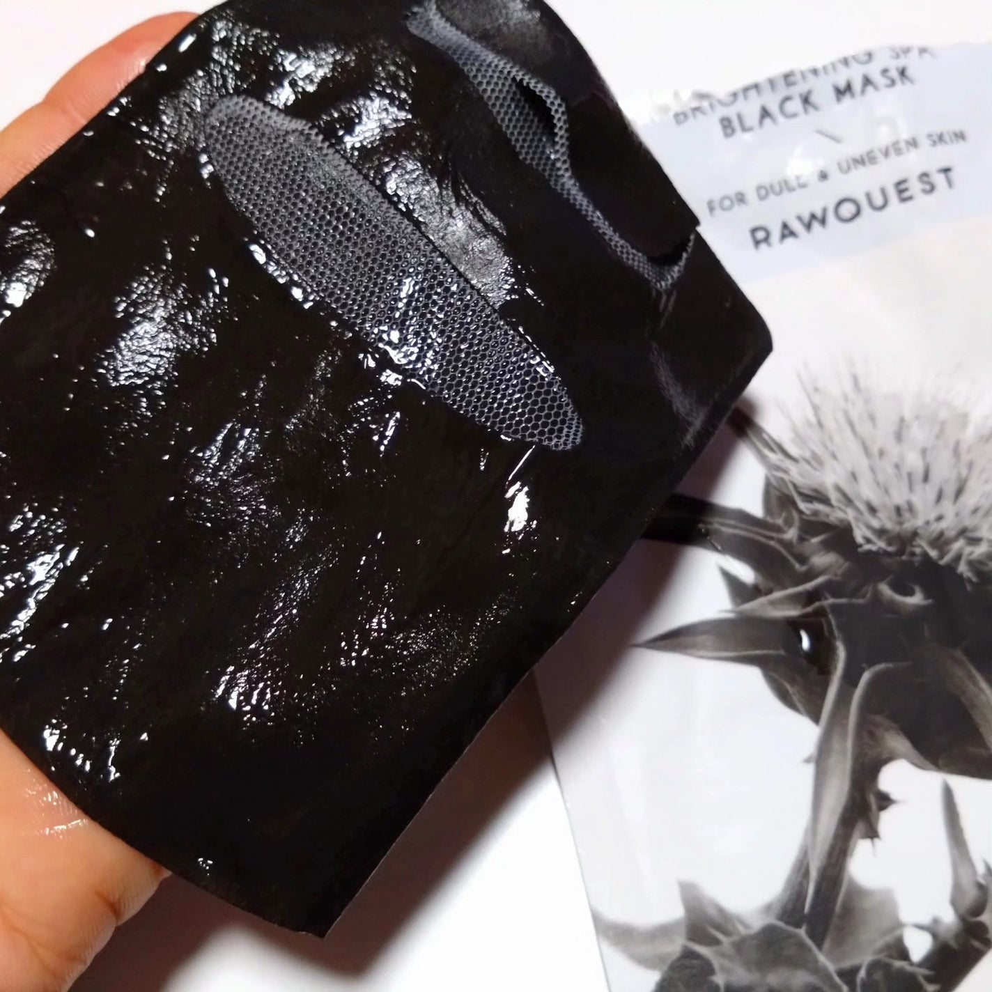 ミルクシスルブライトニングスパブラックマスク/RAWQUEST/シートマスク・パックを使ったクチコミ(4枚目)