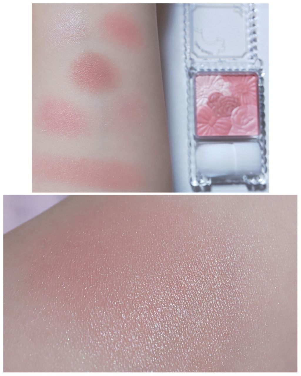 グロウフルールチークス/キャンメイク/パウダーチークを使ったクチコミ(2枚目)