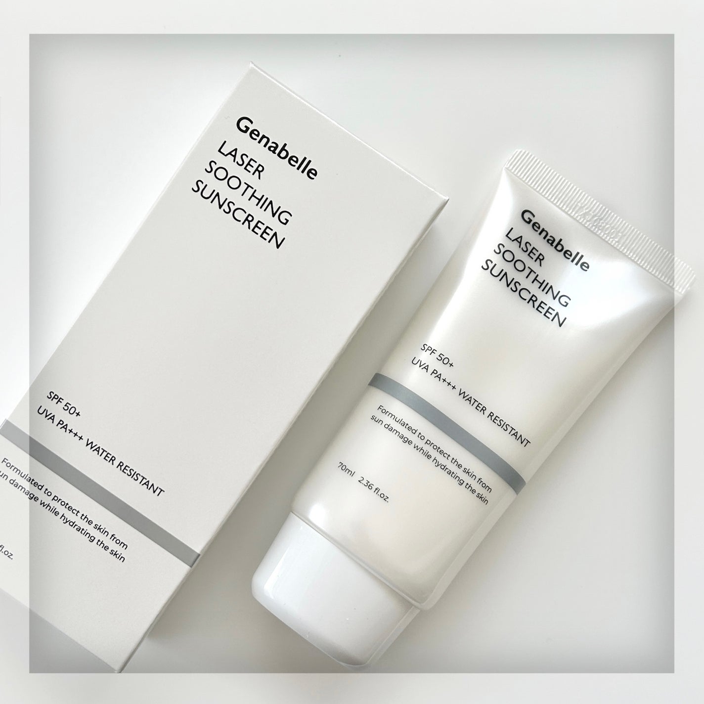 レーザースージングサンスクリーン/Genabelle/日焼け止めクリームを使ったクチコミ(1枚目)