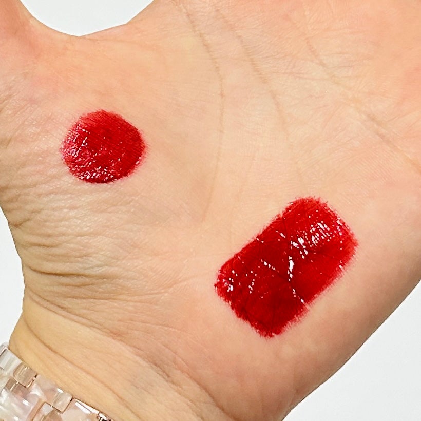 ジューシーラスティングティント/rom&nd/リップティントを使ったクチコミ(5枚目)