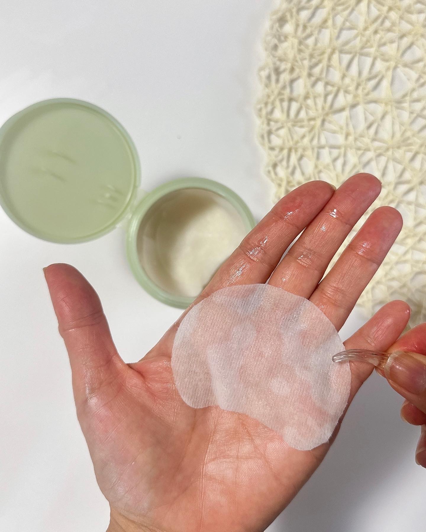 カーミングリペア若葉のシカスポットパッド/Luvum/トナーパッドを使ったクチコミ（3枚目）