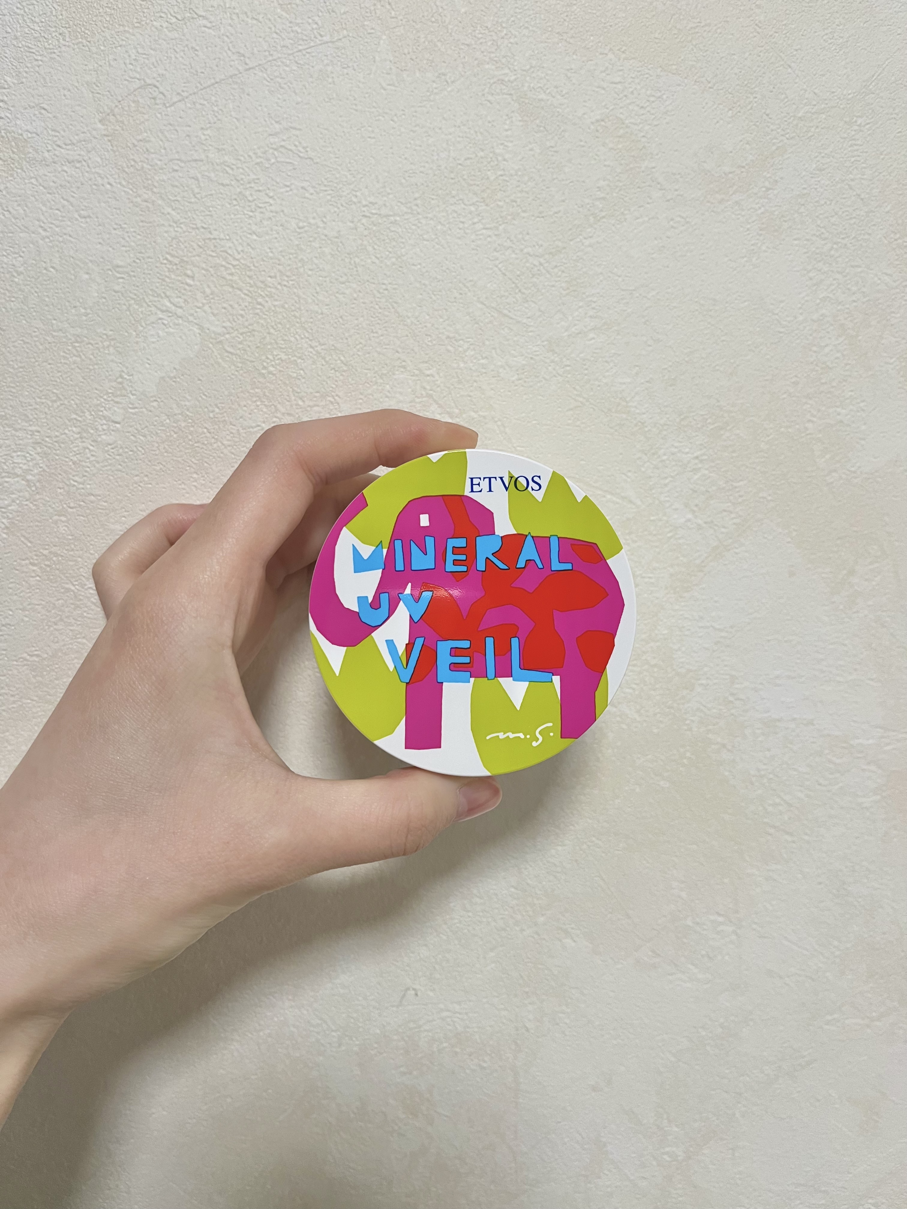 ミネラルUVベール サクラピンク/エトヴォス/プレストパウダーを使ったクチコミ（2枚目）