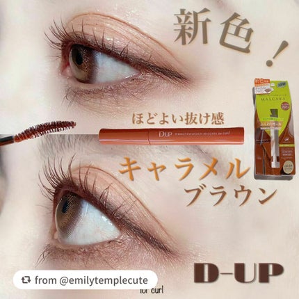 パーフェクトエクステンション マスカラ for カール/D-UP/マスカラを使ったクチコミ(1枚目)