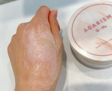 キューミースウィートボムタラソスクラブ ピオニーブーケの香り/AGARISM/ボディスクラブを使ったクチコミ(7枚目)