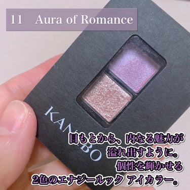 カネボウ アイカラーデュオ 11 Aura of Romance/KANEBO/パウダーアイシャドウを使ったクチコミ（2枚目）