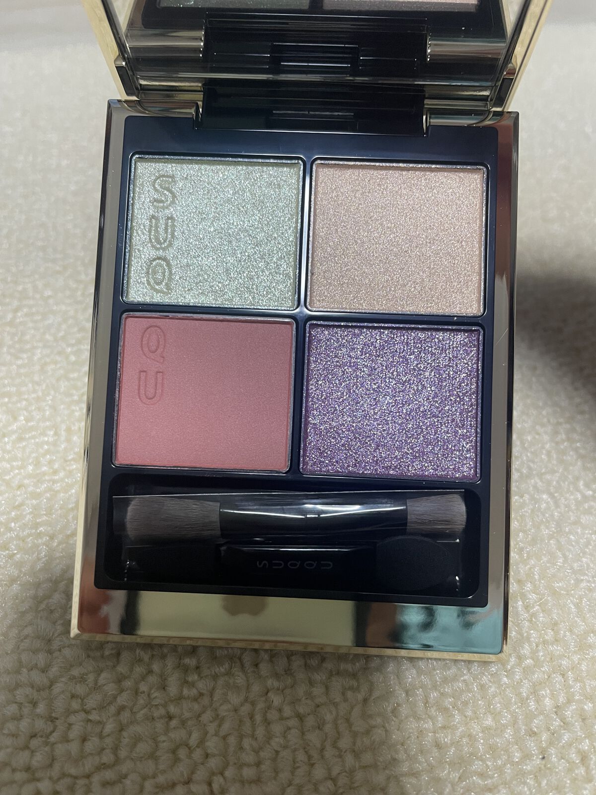 シグニチャー カラー アイズ 122 春風染 -HARUKAZEZOME/SUQQU/アイシャドウパレットを使ったクチコミ（2枚目）