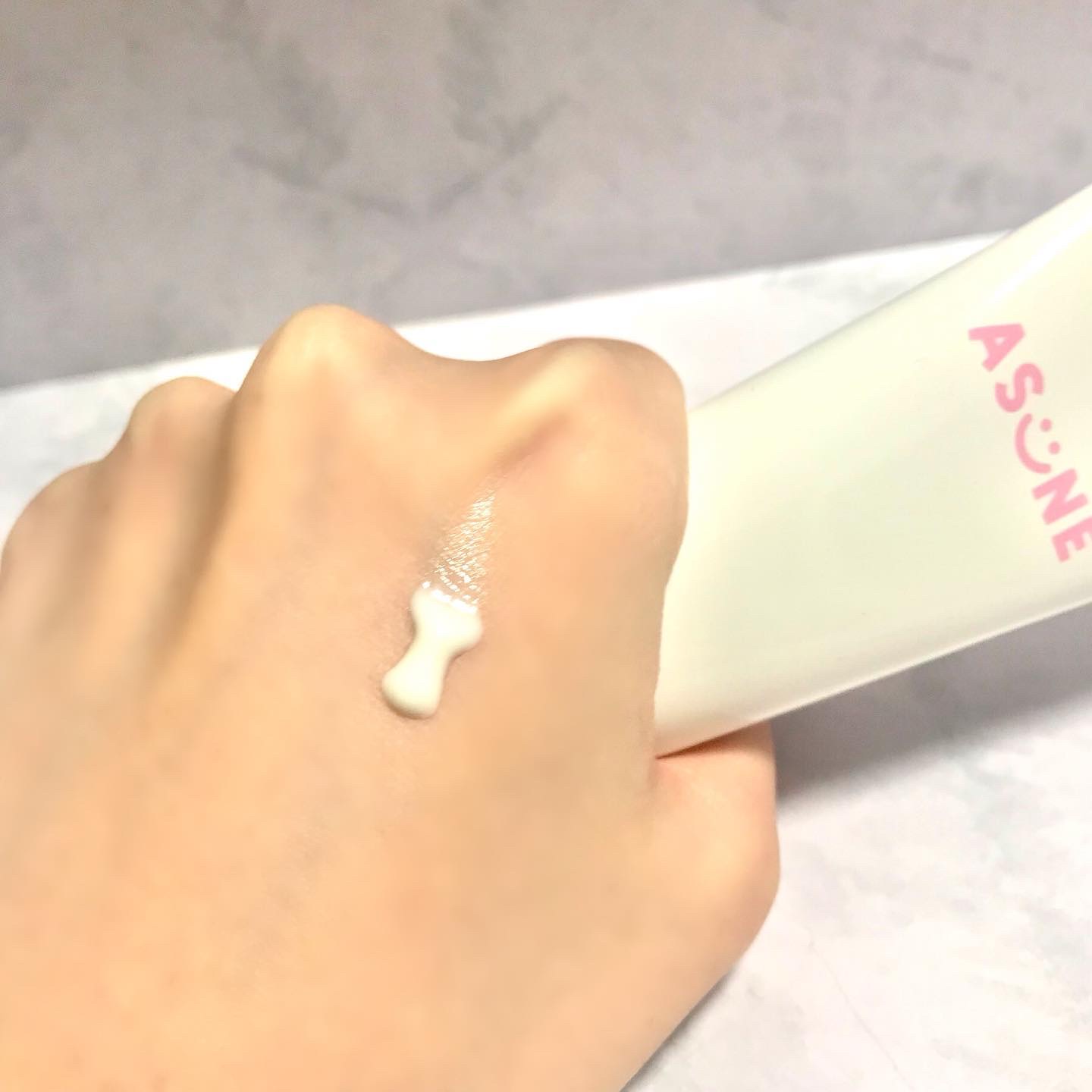 ビタミン UVクリーム/ASUNE /日焼け止めクリームを使ったクチコミ（3枚目）